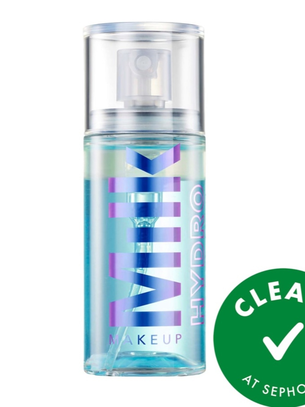 Mini Milk Makeup Hydro Grip Spray in Aqua Blue